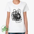 Женская футболка органик