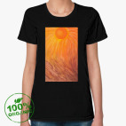 Женская футболка органик