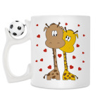 Кружка с футбольным мячиком