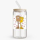 Банка с бамбуковой крышкой