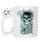 Кружка с футбольным мячиком