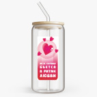 Банка с бамбуковой крышкой