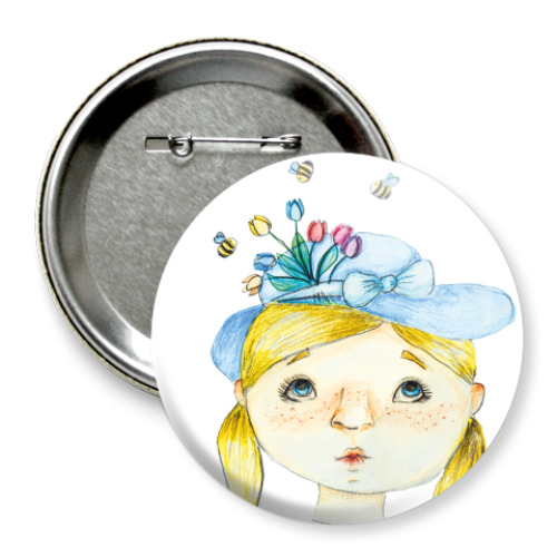 Значок 75мм с принтом Голландка