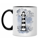 Кружка двухцветная