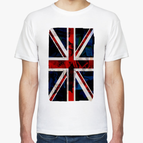 Футболка с принтом British flag