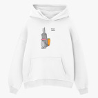 Толстовка худи оверсайз