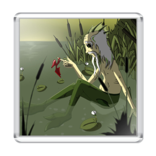 Магнит с принтом  'Водяной'