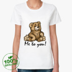 Женская футболка органик