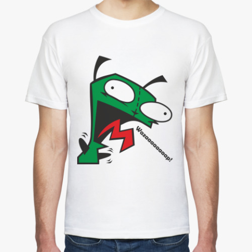 Футболка с принтом Wazaaaaaaaaaaaaaap!