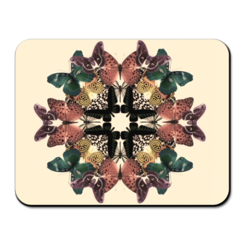 Коврик для мыши с принтом Бабочки