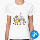 Женская спортивная футболка