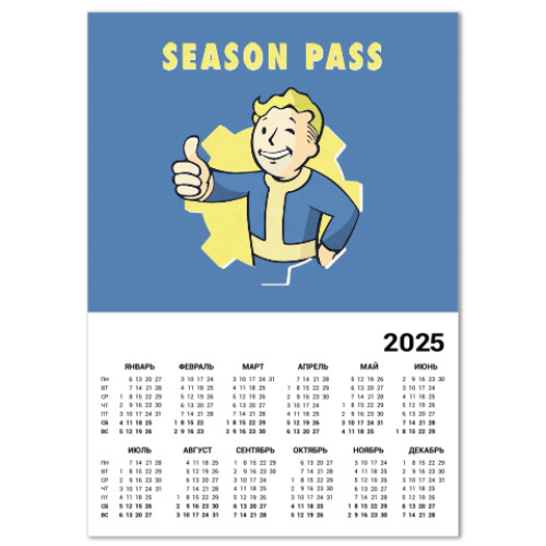 Календарь Fallout 4