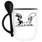 Кружка с ложкой