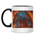 Кружка двухцветная