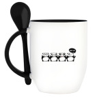 Кружка с ложкой