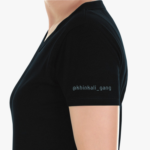 Женская футболка из органик-хлопка Скромный грузинский хинкалик