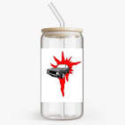 Банка с бамбуковой крышкой