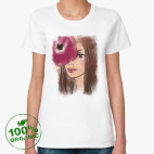 Женская футболка органик