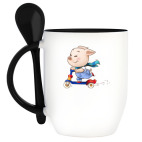 Кружка с ложкой