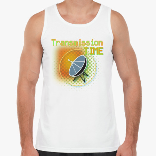Майка с принтом Transmission TIME