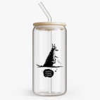 Банка с бамбуковой крышкой