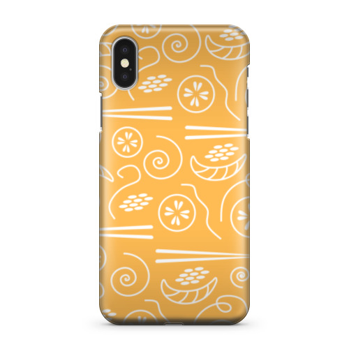 Чехол для iPhone X Апельсиновый рингтон