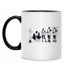 Кружка двухцветная