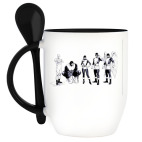 Кружка с ложкой