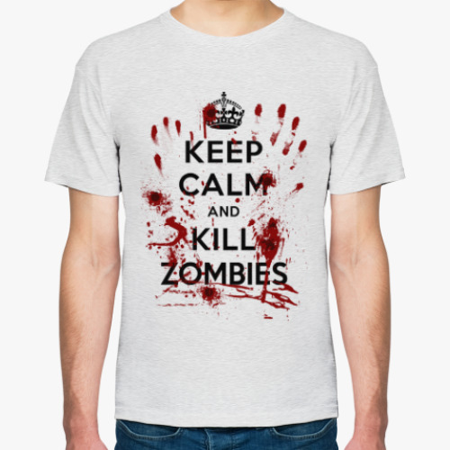 Футболка Keep Calm and Kill Zombies