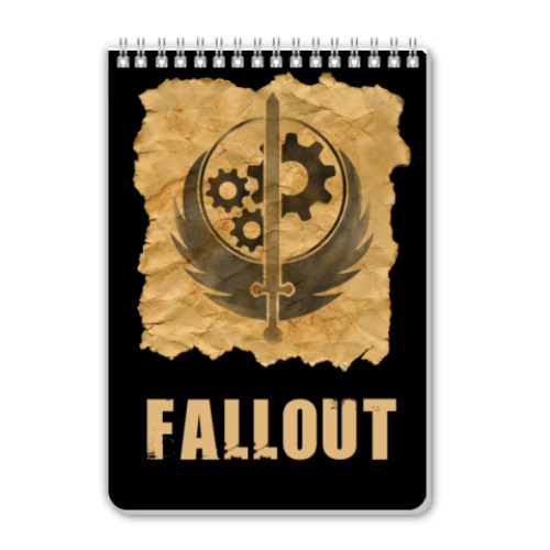 Блокнот с принтом Fallout