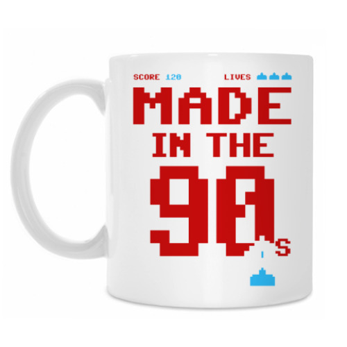 Кружка с принтом Made in 90s