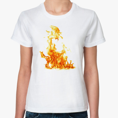Классическая футболка Пламя