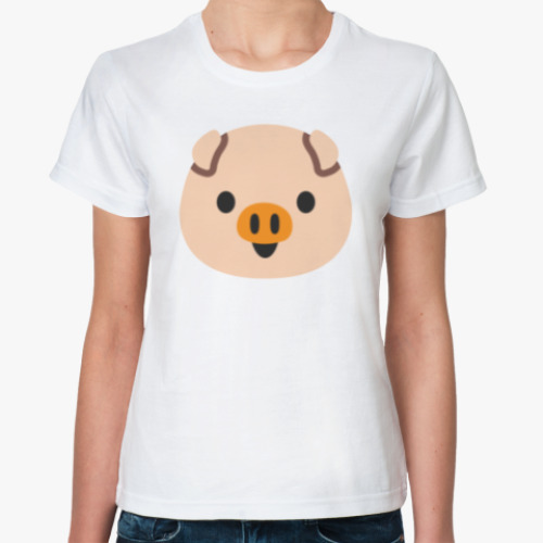 Классическая футболка Funny Piggy