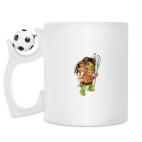Кружка с футбольным мячиком