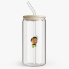 Банка с бамбуковой крышкой