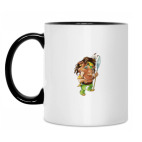 Кружка двухцветная