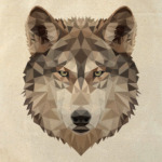Low Poly Wolf (Волк)