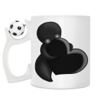 Кружка с футбольным мячиком