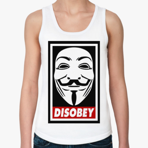 Женская майка Disobey