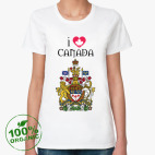 Женская футболка органик