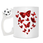 Кружка с футбольным мячиком