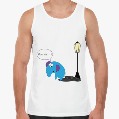 Майка с принтом Слон