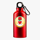 Металлическая бутылка 400 мл UV-DTF