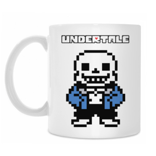 Кружка с принтом Undertale Sans