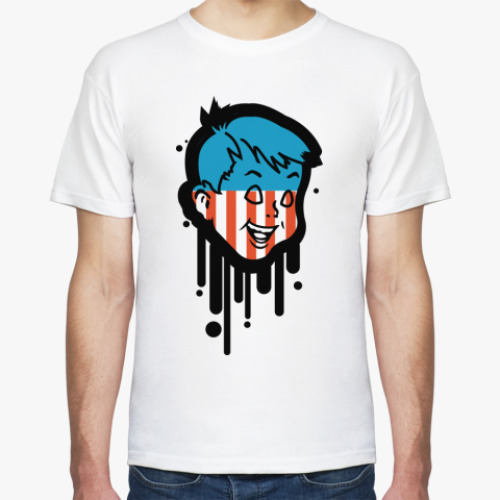 Футболка с принтом Американ бой