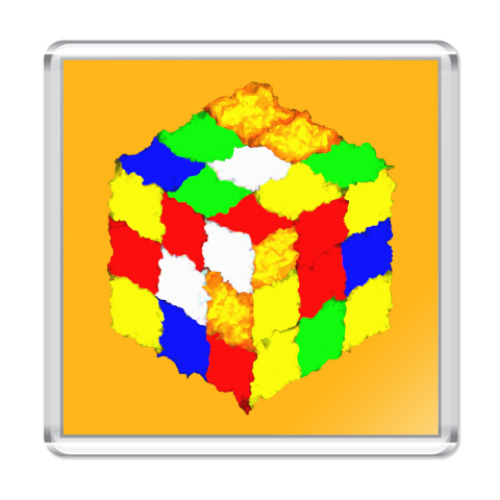 Магнит Кубик Рубика