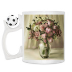 Кружка с футбольным мячиком