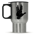 Кружка-термос металлик Star Trek жест Спока