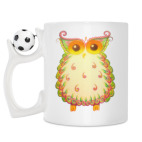 Кружка с футбольным мячиком