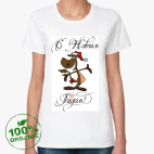 Женская футболка органик